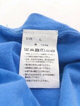 ◇ PLAYBOY×PULP×FULL-BK プリント 半袖 Tシャツ カットソー サイズL ブルー イエロー マルチ メンズ P_画像5