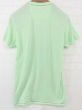◇ Ben Sherman ベンシャーマン プリント 刺繍 半袖 Tシャツ カットソー サイズXS グリーン系 マルチ メンズ P_画像3