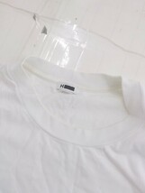 ◇ H BEAUTY＆YOUTH UNITED ARROWS クルーネック 半袖 Tシャツ カットソー サイズS ホワイト メンズ P_画像6