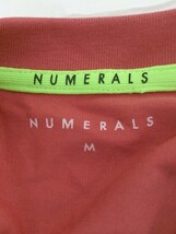 ◇ NUMERALS ヌメラルズ 五分袖 Tシャツ カットソー サイズM レッド系 メンズ P_画像4