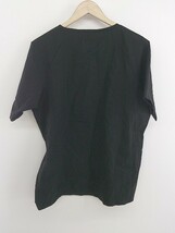 ◇ Quiksilver クイックシルバー プリント 五分袖 Tシャツ カットソー サイズL ブラック メンズ P_画像3