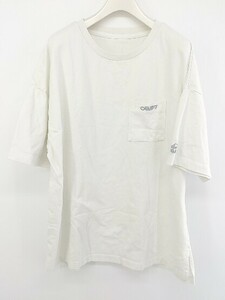 ◇ CAMP7 キャンプセブン 半袖 Tシャツ カットソー サイズM オフホワイト メンズ P