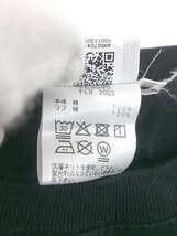 ◇ FILA フィラ クルーネック ロゴプリント 長袖 Tシャツ カットソー サイズM ブラック メンズ P_画像5