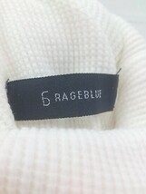 ◇ Champion × RAGEBLUE レイジブルー ハイネック タートルネック 長袖 カットソー サイズ M ホワイト メンズ E_画像4
