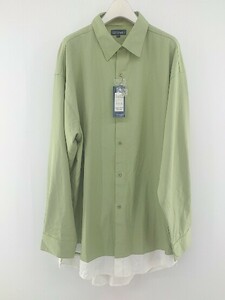 ◇ ◎ ●未使用● MinoriTY マイノリティ タグ付き 長袖 シャツ サイズL グリーン系 メンズ P