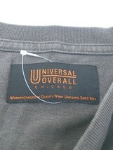 ◇ UNIVERSAL OVERALL× JOURNAL STANDARD relume 別注 ピグメント プリント 半袖 Tシャツ サイズM グレー系 メンズ P_画像4