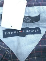 ◇ TOMMY HILFIGER トミーヒルフィガー チェック ボタンダウン 長袖 シャツ サイズL パープル レッド アイボリー メンズ P_画像4