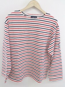 ◇ FILA フィラ × NAIJEL GRAPH 長袖 Tシャツ カットソー サイズS ホワイト ブルー系 ネイビー系 メンズ P