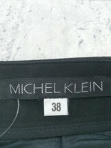 ◇ Michel Klein ミッシェルクラン スラックス パンツ 38 ブラック レディース_画像4