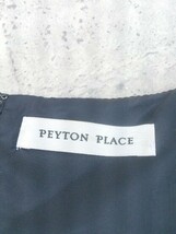 ◇ peyton place ペイトンプレイス 半袖 膝丈 ワンピース 9 ネイビー レディース_画像4