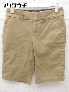 ◇ TOMMY HILFIGER トミーヒルフィガー ハーフ ショート パンツ 0 ベージュ * 1002798858893