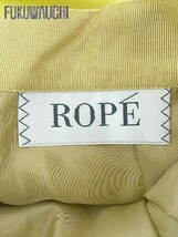 ◇ ROPE ロペ バックジップ ミニ スカート 36 イエロー系 レディース_画像4