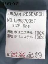 ◇ KBF+ URBAN RESEARCH ブロックチェック ノースリーブ ミニ ワンピ－ス サイズ1 ネイビー ブラウン レディース_画像5