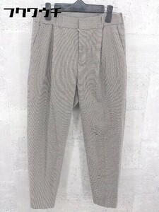 ◇ URBAN RESEARCH DOORS アーバンリサーチ ドアーズ 千鳥格子 パンツ 36サイズ グレー系 レディース