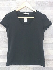 ◇ GAS ガス 半袖 Tシャツ カットソー M ブラック レディース