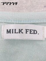 ◇ MILKFED. ミルクフェド ティアード 長袖 七分袖 ワンピース サイズS グリーン系 レディース_画像4