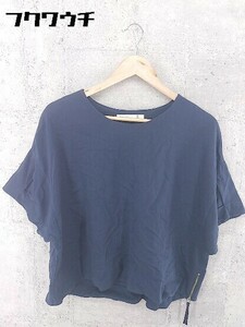 * AS KNOW AS de baseaznouazdubaz short sleeves cut and sewn size lady's navy lady's 