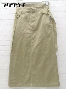 ◇ Dickies ディッキーズ JILLSTUART ジル スチュアート ロング ナロー スカート サイズ0 ベージュ レディース