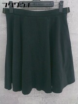 ◇ MACPHEE マカフィー TOMORROWLAND トゥモローランド ミニ フレア スカート サイズ38 ブラック レディース_画像1