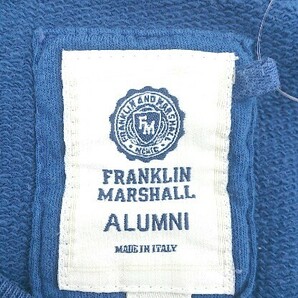 ◇ FRANKLIN&MARSHALL フランクリン＆マーシャル 半袖 膝丈 ワンピース XS ブルー ホワイト レディースの画像4