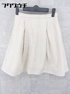 ◇ WILLSELECTION ウィルセレクション ミニ フレア スカート M ベージュ * 1002799490788