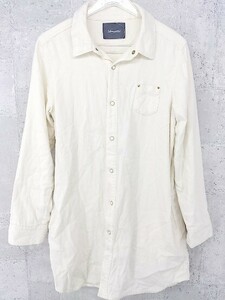 ◇ Loungedress ラウンジドレス 長袖 チュニック シャツ F ベージュ レディース