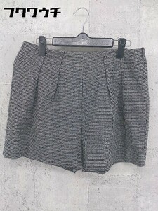 ◇ Spick & Span Noble スピック&スパンノーブル 千鳥格子 ショート パンツ ブラック ホワイト * 1002798847156