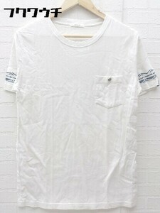 ◇ BAYFLOW ベイフロー 半袖 Tシャツ カットソー サイズ2 ホワイト ネイビー レディース