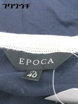 ◇ EPOCA エポカ 長袖 Tシャツ カットソー サイズITL40 ブラック レディース_画像4