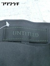 ◇ UNTITLED アンタイトル ミニ タイト スカート サイズ1 ブラック レディース_画像4