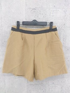 * ROPE Rope short pants 38 beige lady's 