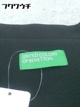 ◇ UNITED COLORS OF BENETTON ユナイテッド カラーズ オブ ベネトン 長袖 ジャケット I 42 ブラック * 1002799154604_画像4