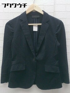 ◇ UNTITLED アンタイトル 長袖 テーラード ジャケット 1サイズ ブラック レディース