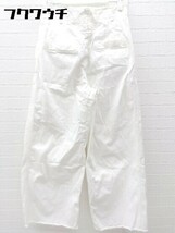 ◇ FRAMeWORK フレームワーク カットオフ リボン パンツ 36サイズ ホワイト レディース_画像3