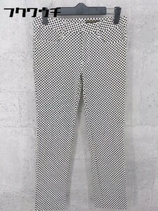 * Leilian Leilian stretch dot polka dot pants size 7 white black lady's 