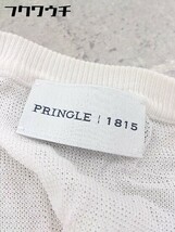 ◇ PRINGLE 1815 プリングル 1815 デザイン 長袖 カーディガン サイズUK 10 ライトベージュ レディース_画像4