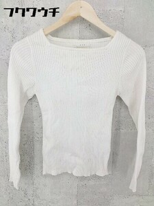 * KBFke- Be efURBAN RESEARCH Urban Research long sleeve sweater 1 white * 1002799123525