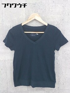 ◇ BAYFLOW ベイフロー Vネック 半袖 Tシャツ カットソー 2 ネイビー * 1002799145947