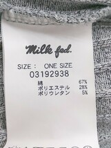 ◇ MILKFED ミルクフェド ノースリーブ ロング ワンピース サイズ ONE SIZE グレー レディース_画像7