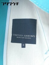 ◇ UNITED ARROWS ユナイテッドアローズ 長袖 コート ターコイズブルー * 1002798866492_画像4