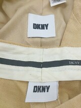 ◇ DKNY ダナキャランニューヨーク シングル パンツ スーツ 上下 セットアップ 2 ベージュ系 レディース_画像4