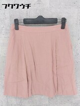 ◇ ROPE ロペ ミニ プリーツ スカート 36サイズ ピンク レディース_画像1