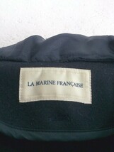 ■ LA MARINE FRANCAISE マリンフランセーズ 長袖 コート サイズ1 ネイビー レディース_画像4