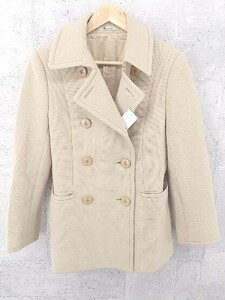 ■ Aquascutum アクアスキュータム 長袖 コート ベージュ系 レディース