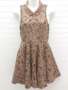 * snidel Snidel no sleeve Mini One-piece 1 Brown lady's 