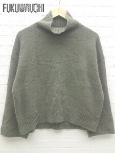 ◇ BEAUTY&YOUTH ビューティ&ユース UNITED ARROWS ウール 長袖 ハイネックセーター カーキ系 レディース