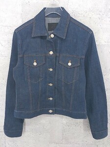 * ef-de ef-de long sleeve G Jean Denim jacket 9 number indigo lady's 