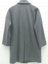 ◇ JEANASIS ジーナシス 長袖 チェスター コート F グレー レディース_画像3