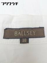◇ BALLSEY ボールジィ TOMORROWLAND 長袖 シャツ 38 ホワイト レディース_画像4