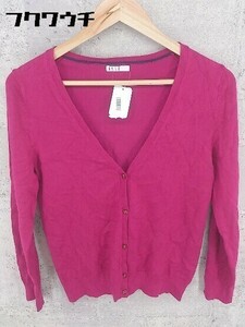 * ELLE L long sleeve knitted cardigan 40 pink series * 1002799218573